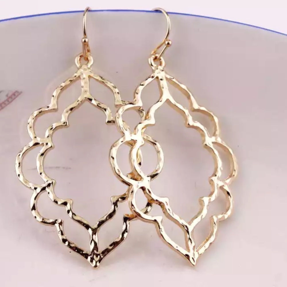Gold Filigree Earrings